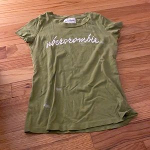 Green Abercrombie New York shirt